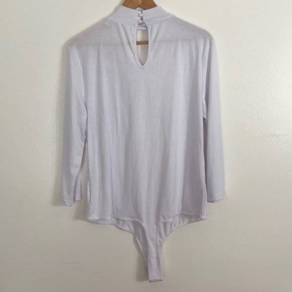 New York and Company white bodysuit size XXL - Picture 3 of 5